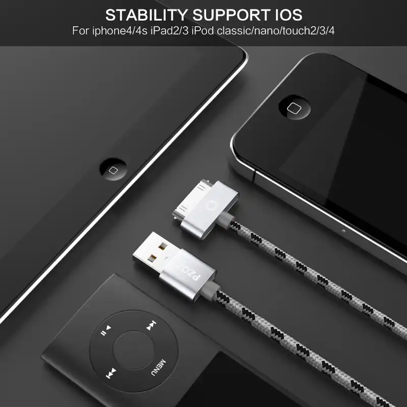 Зарядный USB кабель PZOZ 30 контактный для быстрой зарядки и синхронизации данных iPhone