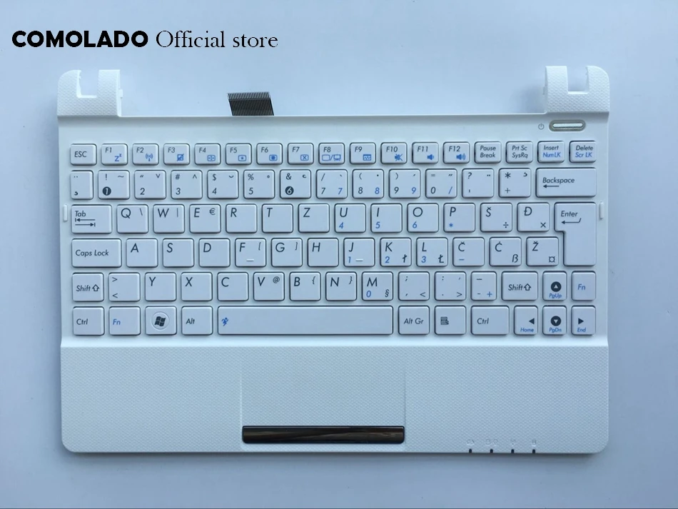 WB West Balkans Keyboard for Asus EeePC SeaShell X101 X101H X101CH Whie With C Case keyboard WB Layout