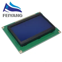 128*64 DOTS modulo LCD 5V schermo blu 12864 LCD con retroilluminazione ST7920 porta Parallela LCD12864
