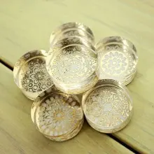 Резиновый штамп, кристалл круглый, Декоративные DIY