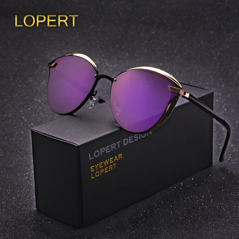 

LOPERT Fashion Polarized Cat Eye Sunglasses Women Brand Designer HD Glasses High Guality Sun Glasses Elegant De Sol UV400