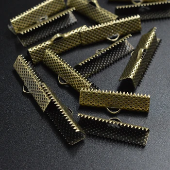 

FLTMRH 20pcs 35mm choker/men jewelry Cord Crimp Ends for Necklace Bracelet Delry Findings Parts Accessorie