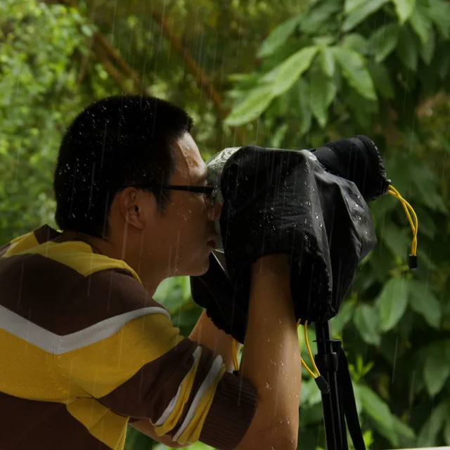 Professional Waterproof Rainproof DLSR camera rain cover for Canon Nikon Sony Pendax DSLR