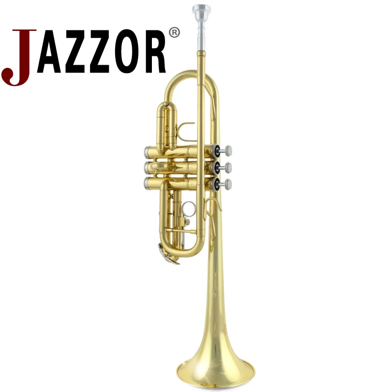 JAZZOR JBTR 700 professional C плоская труба Улучшенный Высококачественный золотой лак с