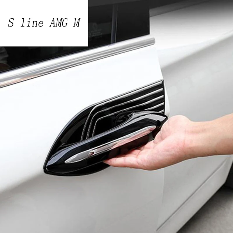 

Car styling For BMW 5 series F10 2011-2017 exterior Door Handle Cover Trim Door Bowl Covers Stickers decorative auto accessories