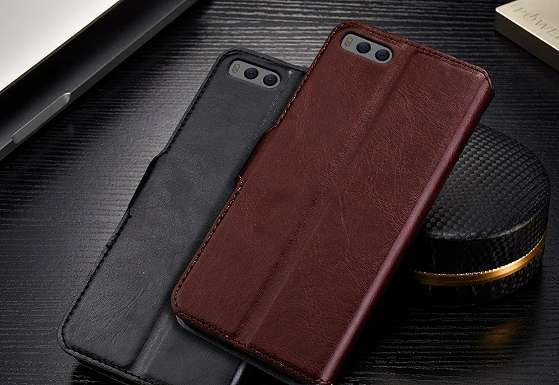 Dành Cho Xiaomi Mi6 Ốp Lưng Flip Bao Da Điện Thoại Dành Cho Xiaomi Mi6 M6 Silicone Mềm Ví Ốp Lưng Điện Thoại Xiaomi Mi 6 Điện Thoại Coque Capa case for xiaomi