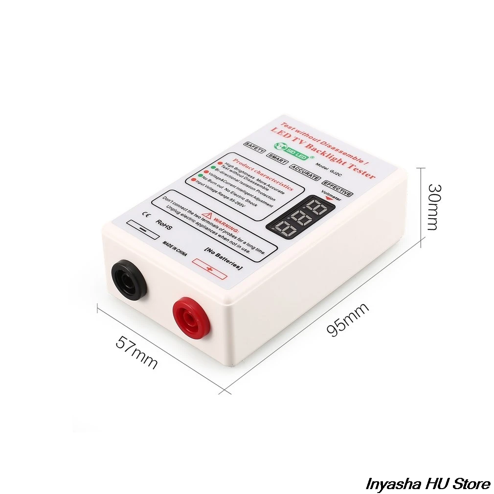 

GJ2C Voltage LED LCD TV Screen Backlight Tester Meter Lamp Strip Bead Light Board Test Repair Tool Output 0~320V US Plug