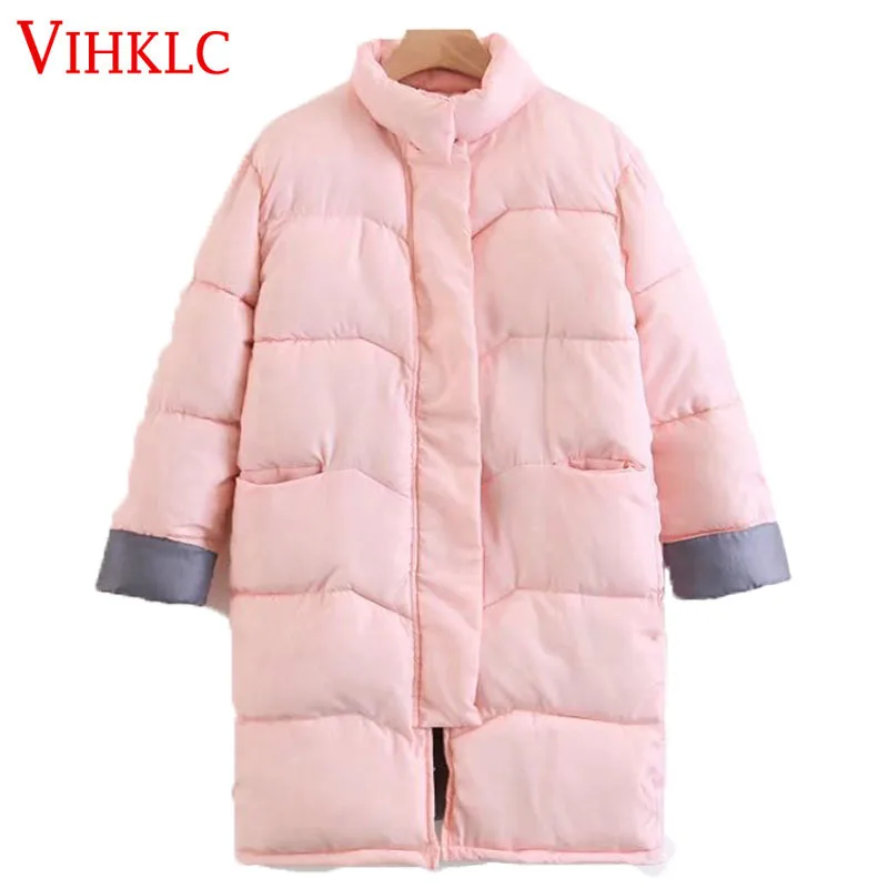 

2018 New Parkas Female Women Winter Coat Thickening Cotton Winter Jacket Fashion Womens Outwear Parkas for Women Winter B840