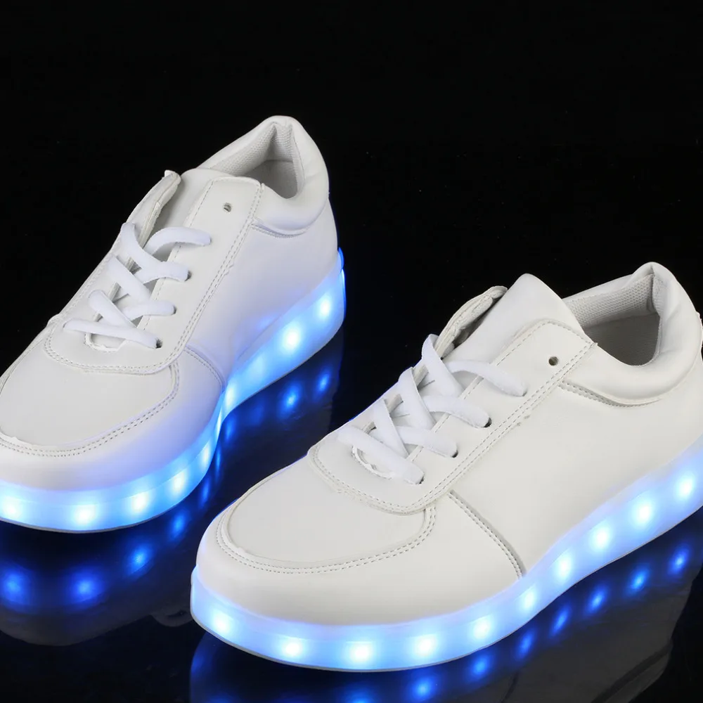 

Led luminous Shoes For Boys girls Outdoor Light Up kids 7 Colors USB charge new simulation sole Glowing children sneakers