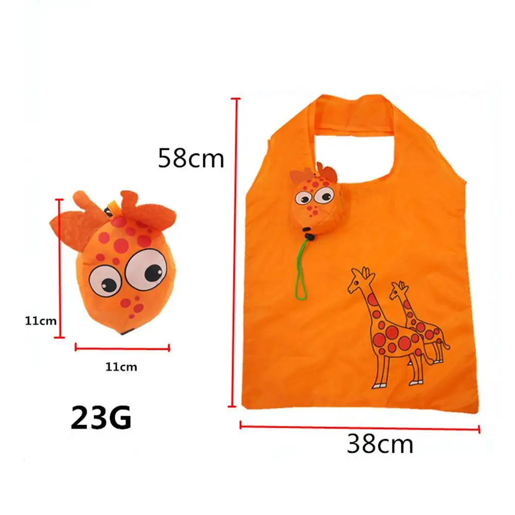 Cute Animal Green Supermarket Shopping Bag Portable Folding Large Storage Reusable Grocery Totes Eco-friendly Shopping Bags Eco Cute Animal Green Supermarket Shopping Bag Portable Folding Large Storage Reusable Grocery Totes Eco-friendly Shopping Bags Eco