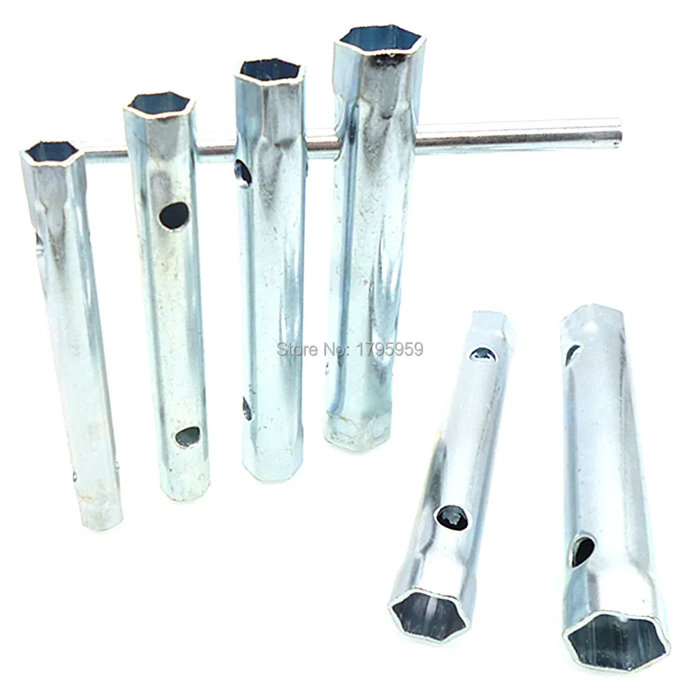 6 piece Spark Plug Spanner Wrench Metric Double Ended Socket Wrench 8mm