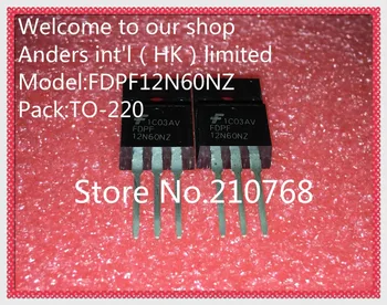 

10pcs/lot FDPF12N60NZ 12N60NZ TO220F