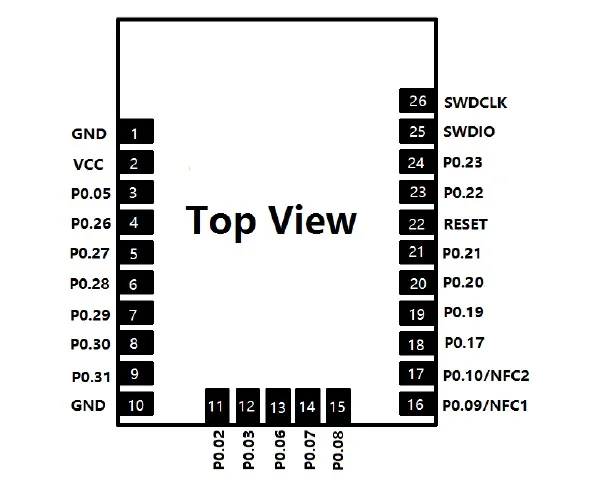 nRF52 Pin