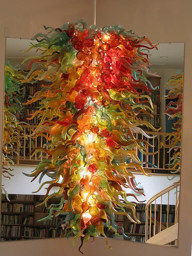 

Modern Big Chihuly Handmade Blown Murano Glass Art Chandelier Lighting -LR281