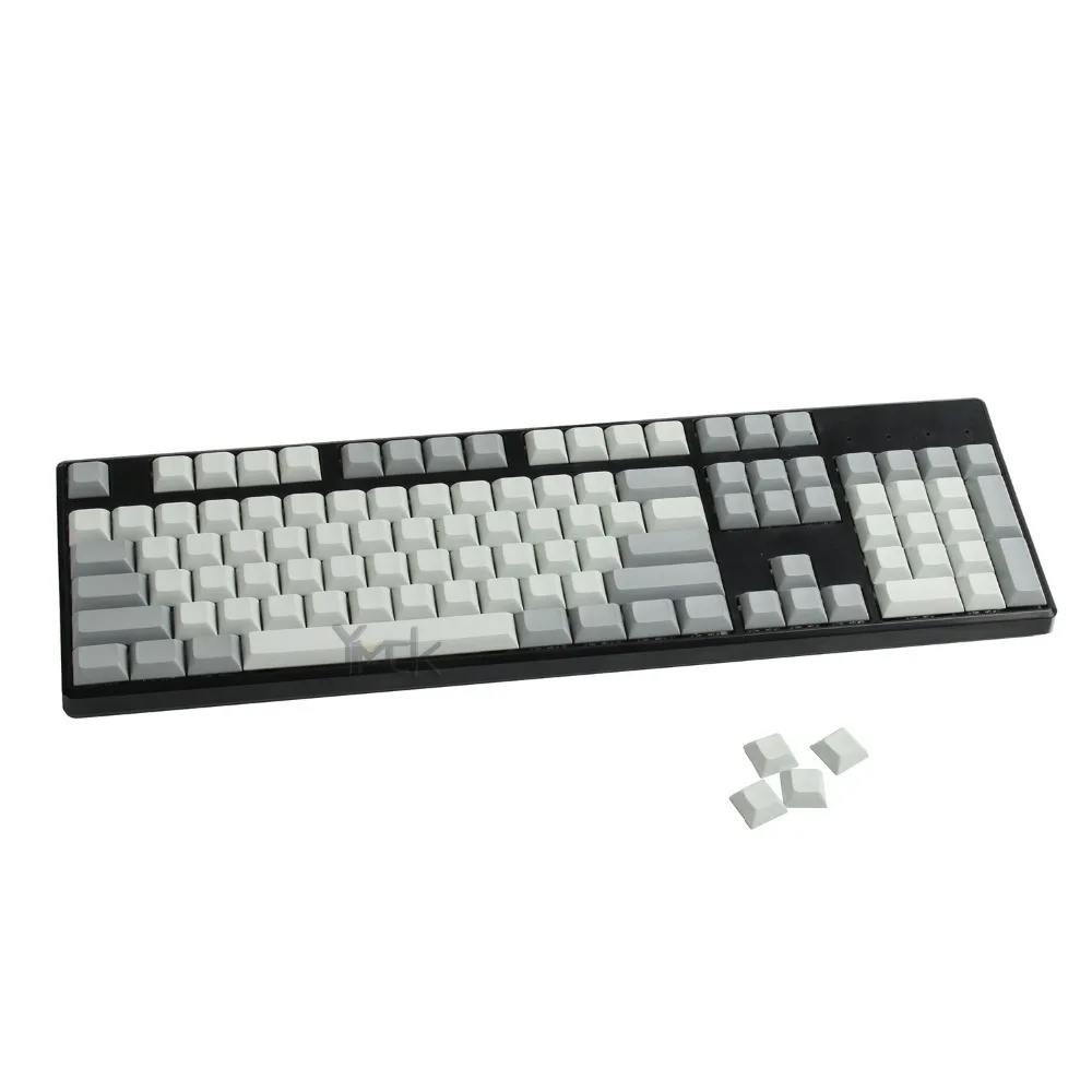 

YMDK 108 Blank Key Gray LEORY DSA Keyset PBT For ANSI MX Mechanical Keyboard