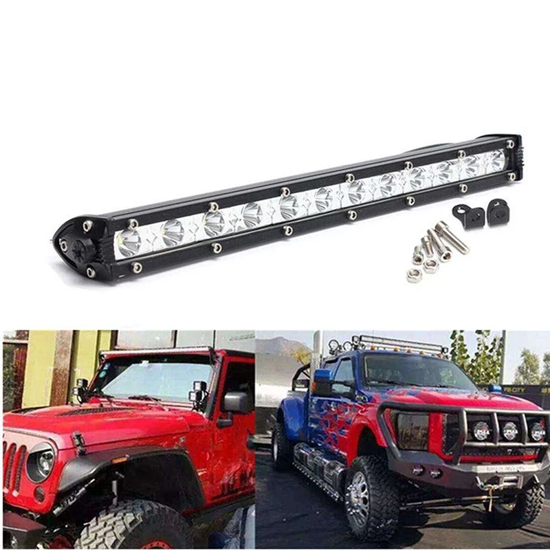 

12LED 36W Car Work Light Bar Roof Driving Spot Flood Beam Lamp for Jeep Off Road Trucks Pickup Wagon UTB Cab ATV SUV