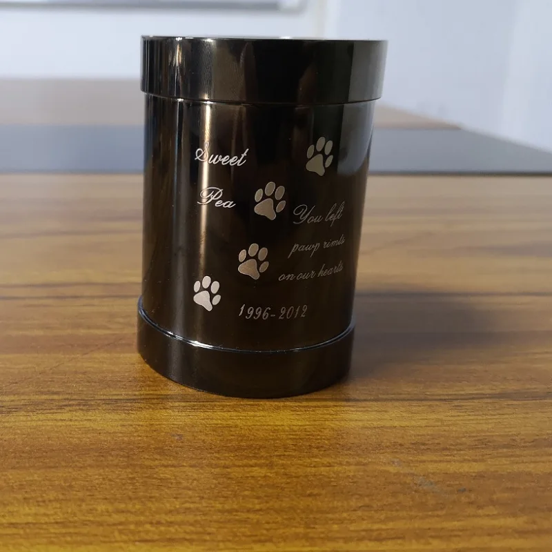 KLH001 High Quality Pet Memorial Candle Holder Urn,Stainless Steel Paw