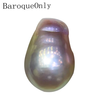 

BaroqueOnly rarest high luster big mixed colour naked pearl drop water pearl real freshwater pearl for earring/necklace make BH