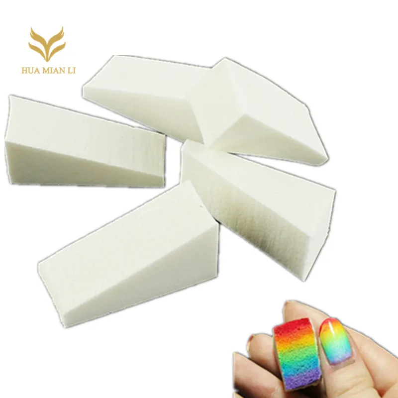 8pcs Salon Nail Sponges for Acrylic Makeup Manicure Nail Art Accessory