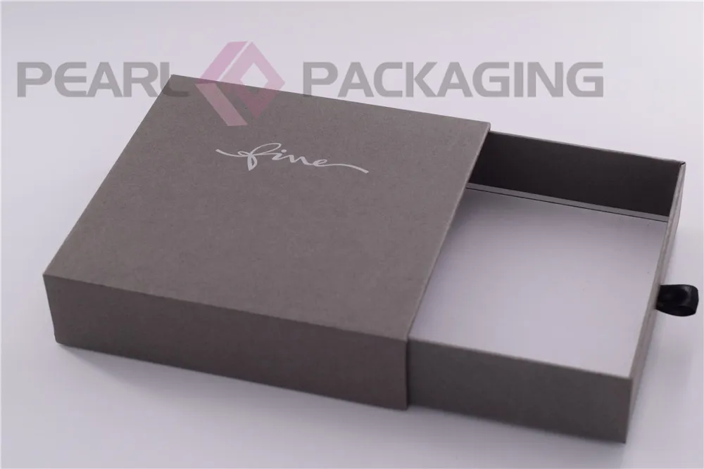 Elegant Drawer Box With Ribbon Puller For Belt Jewelry Coporate
