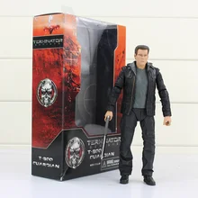 17 см NECA Арнольд Шварценеггер фигурка Терминатор T-800 Commando с пистолетом оружие Коллекционная модель Guardian кукла