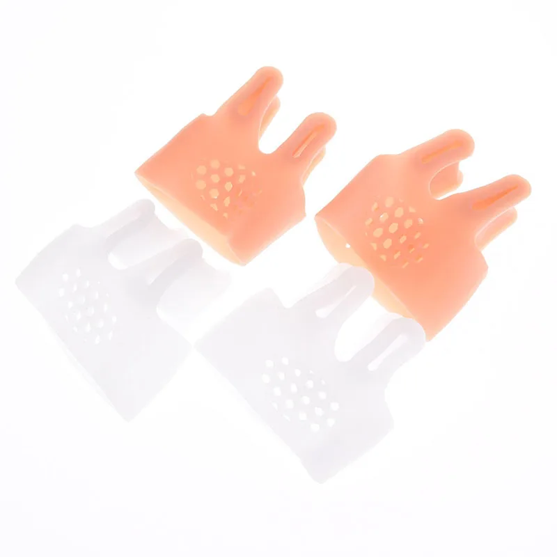 1pair=2pcs Hallux valgus Orthotics,Silicone Toes Separator The big Toe Bunion Corrector,Foot Daily Use Care Tool Orthopedic pad
