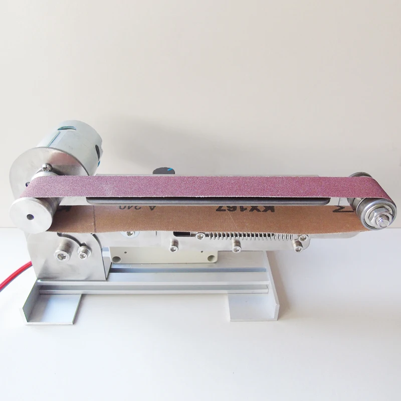 

Micro belt machine DIY grinding machine Desktop knife sharpener Mini Sander