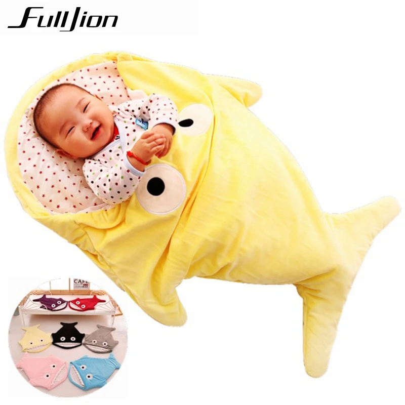 

Baby Sleeping Bags Envelope For Newborns Shark Sleepsack Children Winter Swaddle Bedding Blanket Baby Sleep Organic Bed Stroller