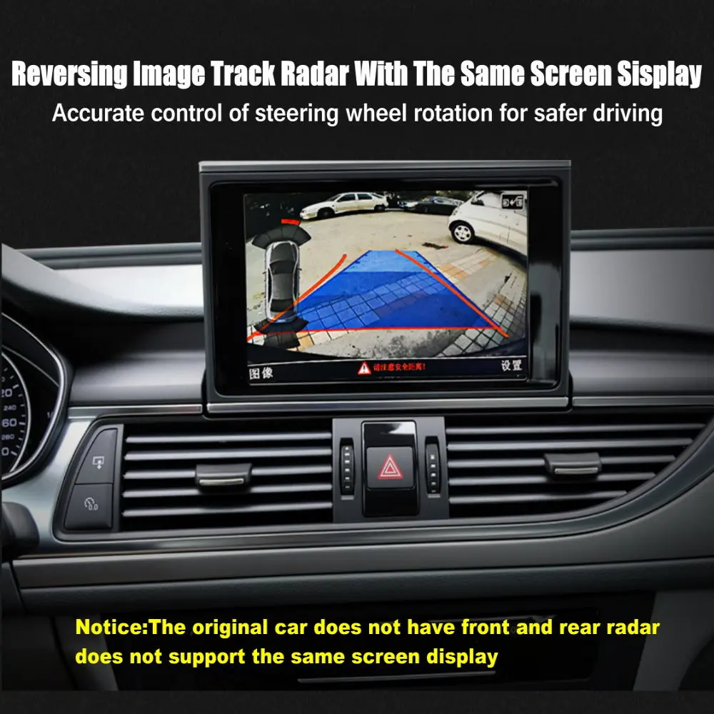 Для Audi Q3 2010~, камера заднего вида, экран, обновленный интерфейс, адаптер, резервный декодер для камеры
