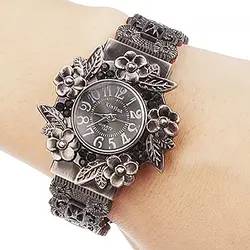 Pulsera Hombre 2018 Синьхуа нержавеющая сталь циферблат кварцевые наручные часы для женщин Мода браслет часы кварцевые часы с цветком
