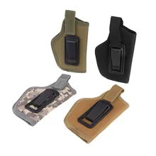 1 шт. левый и правый охотничьи сумки тактические скрытые переноски кобура для пистолета Сумка зажим на пояс подходит для всех компактных/некомпактных пистолетов