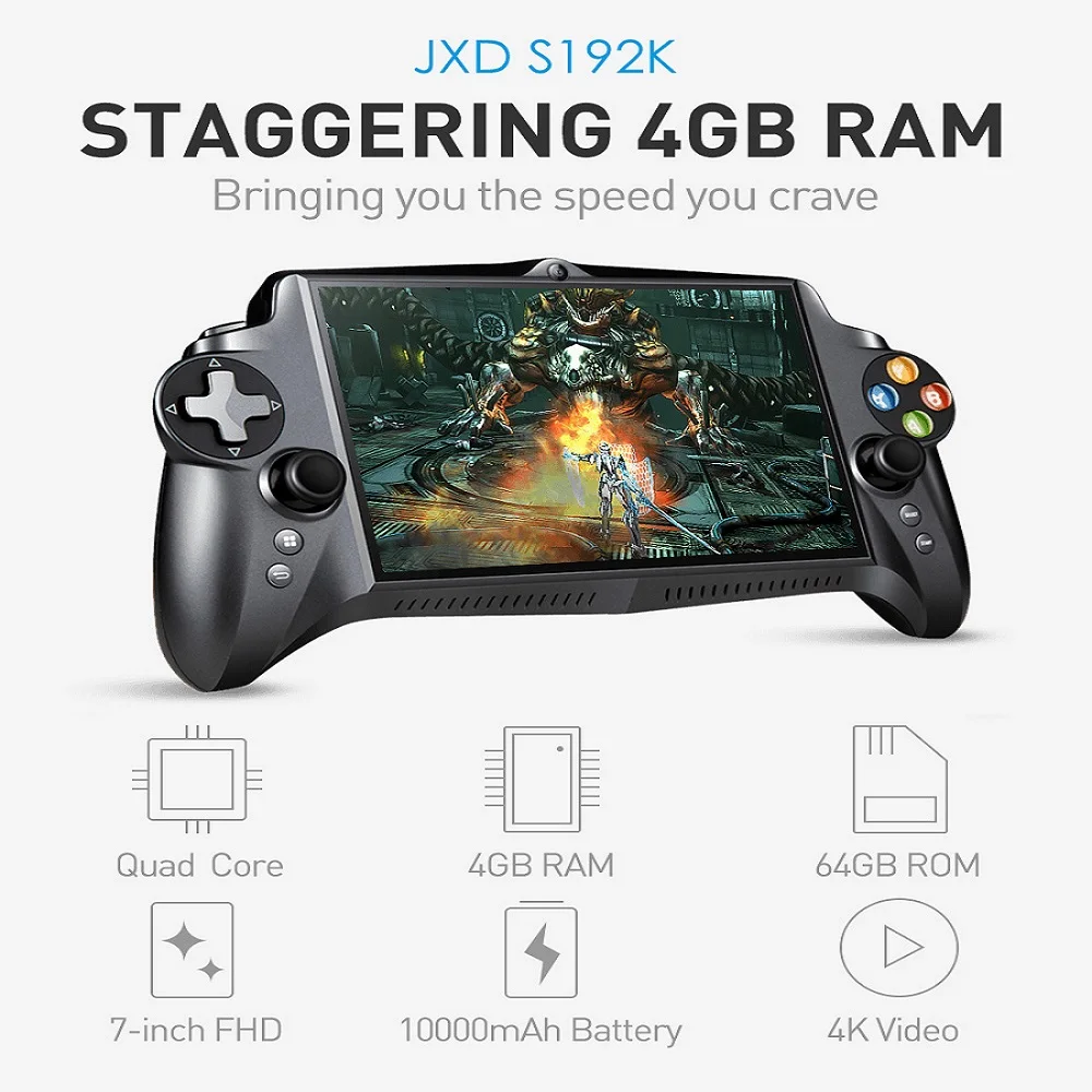 JXD 7 дюмовая игровая консоль контроллер портативные игровые плееры S192K