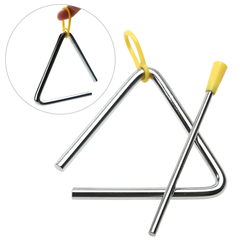 Children font b Toy b font Musical Instrument Rhythm Band Triangle Educational Preschool font b Toys