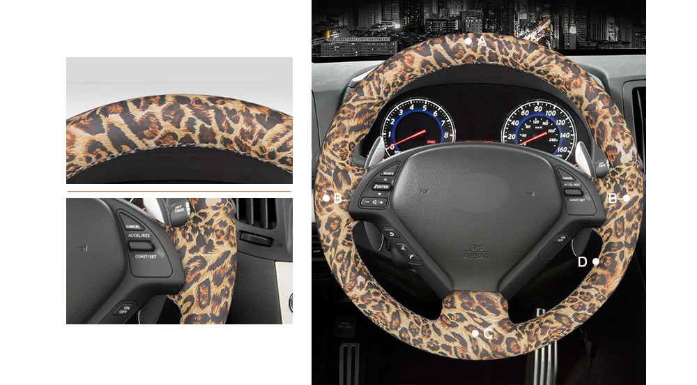 Камуфляжный чехол на руль из искусственной кожи для Infiniti G G25 G35 G37 EX EX35 EX37 Q Q40 Q60 QX50(US