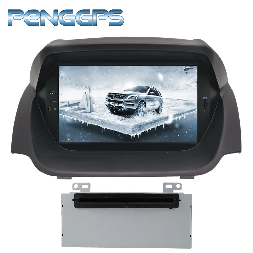 2 Din Stereo Headunit for Ford Fiesta 2013-2016 GPS Navigation CD DVD Player Bluetooth 8&quot IPS Screen Android 8.1 Syetem OBD2 |