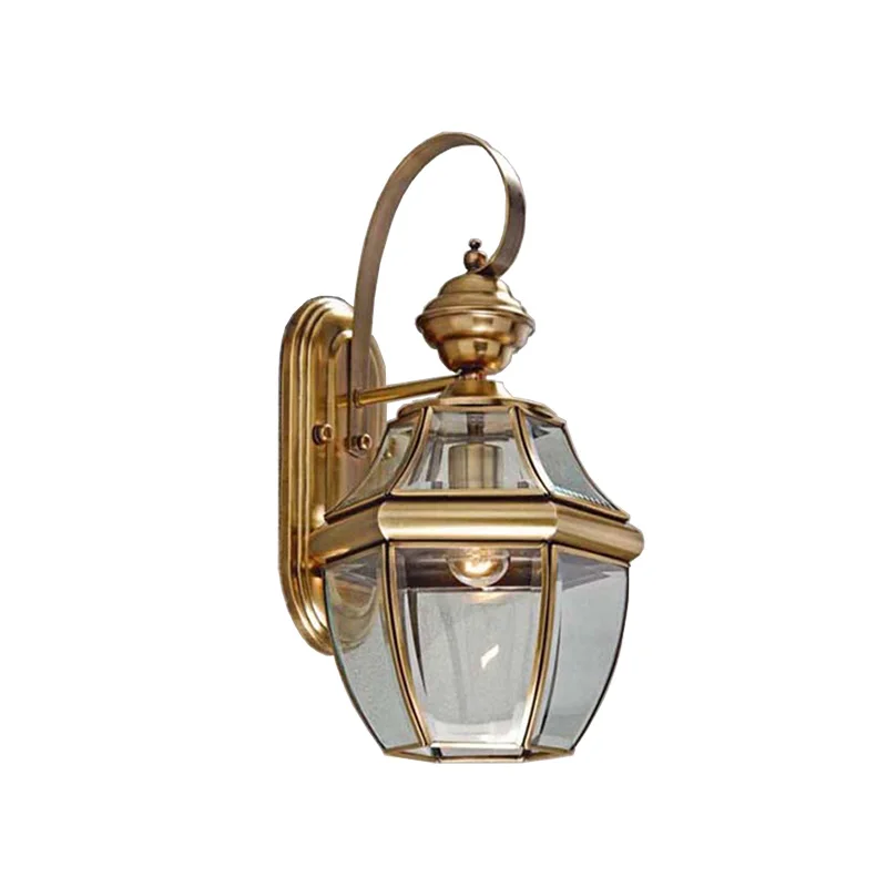 

All copper European wall lamp Corridor lamp outdoor wall lamp waterproof garden lamp led aisle lamp balcony wall lamp wandlamp