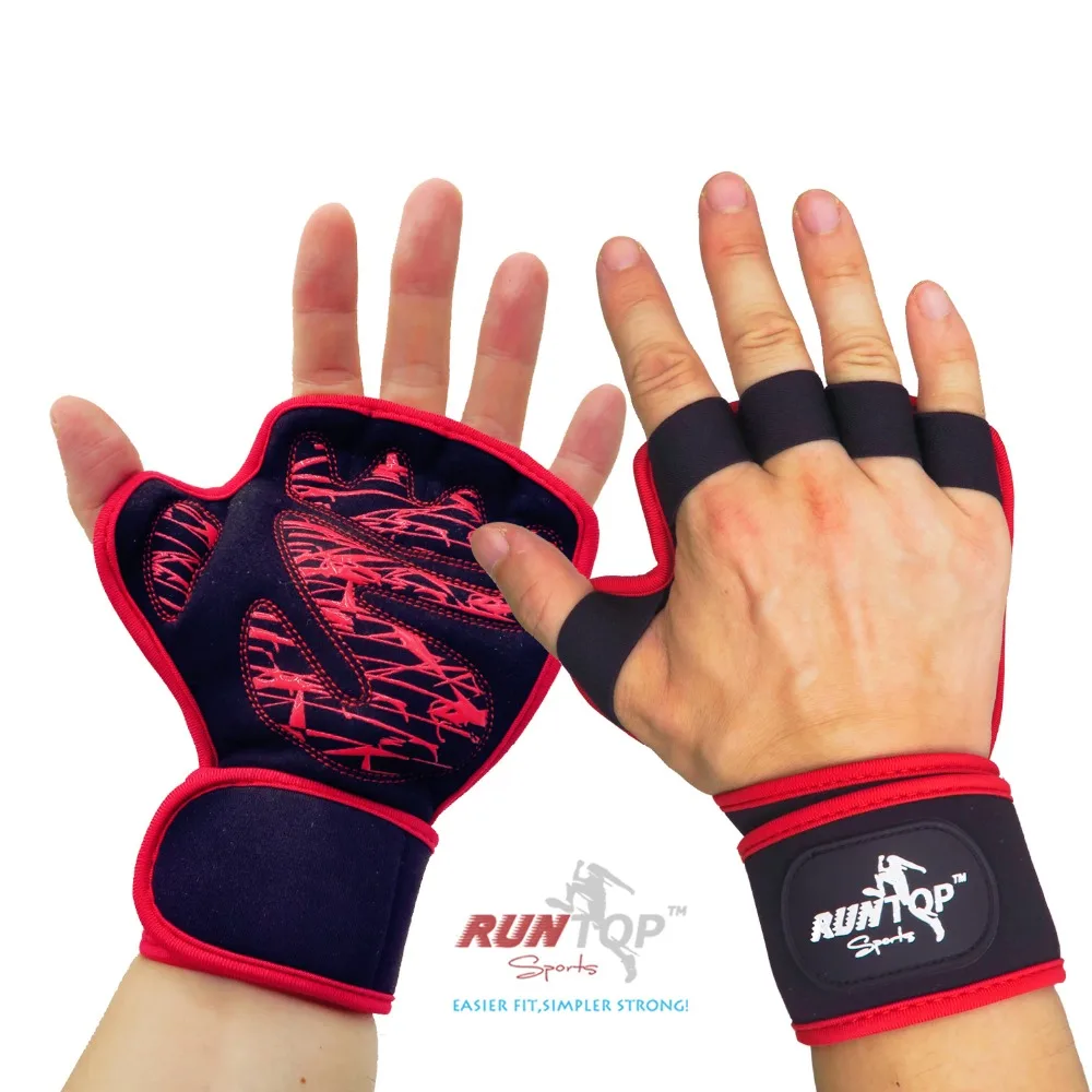 Fitness Gants Haltérophilie Gym Entraînement Training Poignet Wrap Bracelet Hommes//Femmes