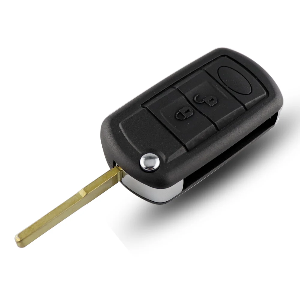 Keyforkess3 Bottoni di Vibrazione Pieghevole Sostituzione Chiave auto Chiave A Distanza Caso di Borsette Per LAND ROVER Range Rover Sport LR3 Discovery -