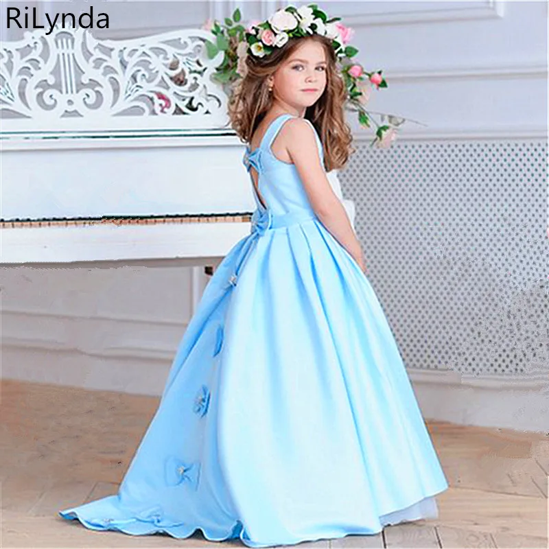 Royal Blue Flower Girl Dresses for Wedding Cinderella Girls Dress