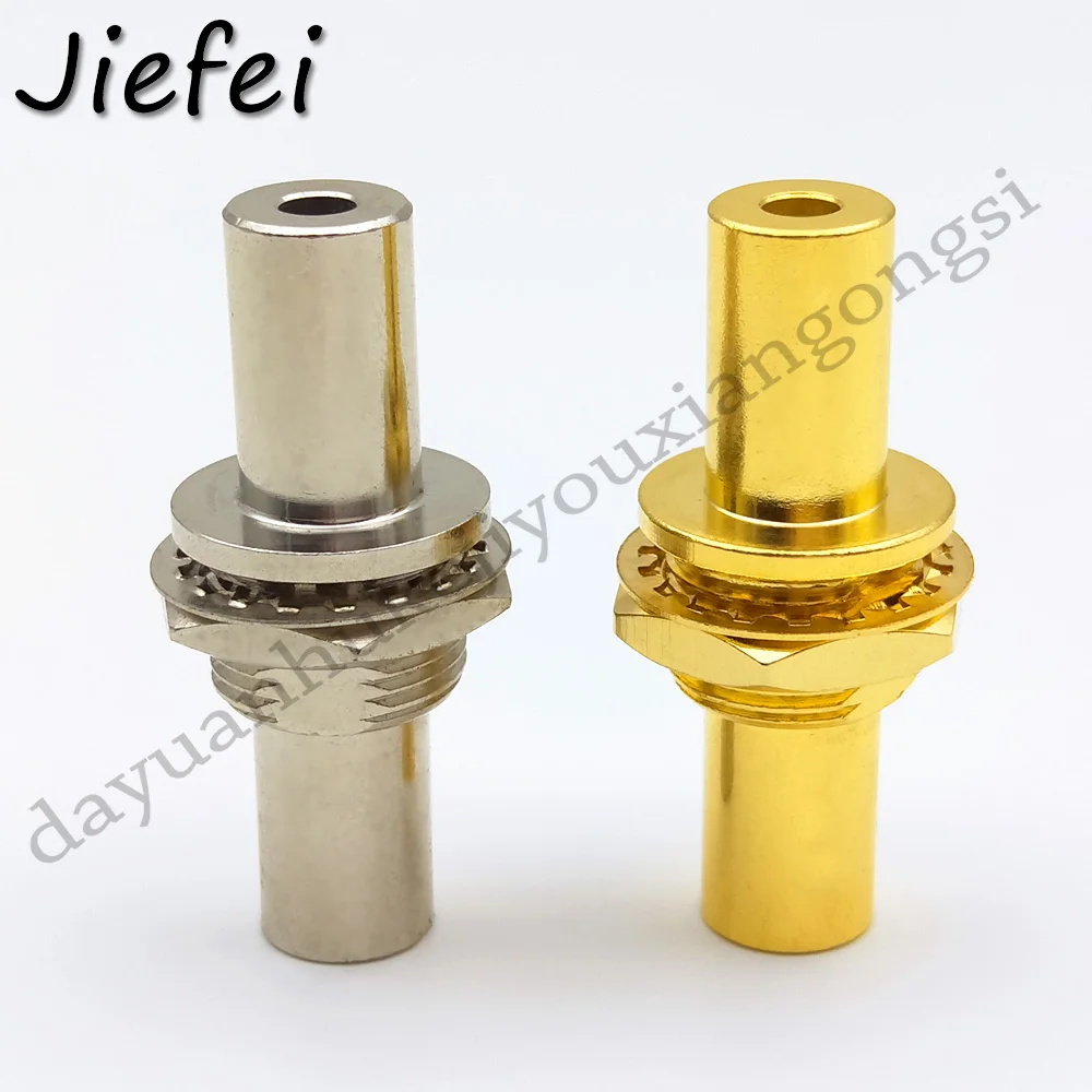 

5pcs Gold or silver 3.5mm Stereo coupler adapter chassis panel mount jack female to socket female connector