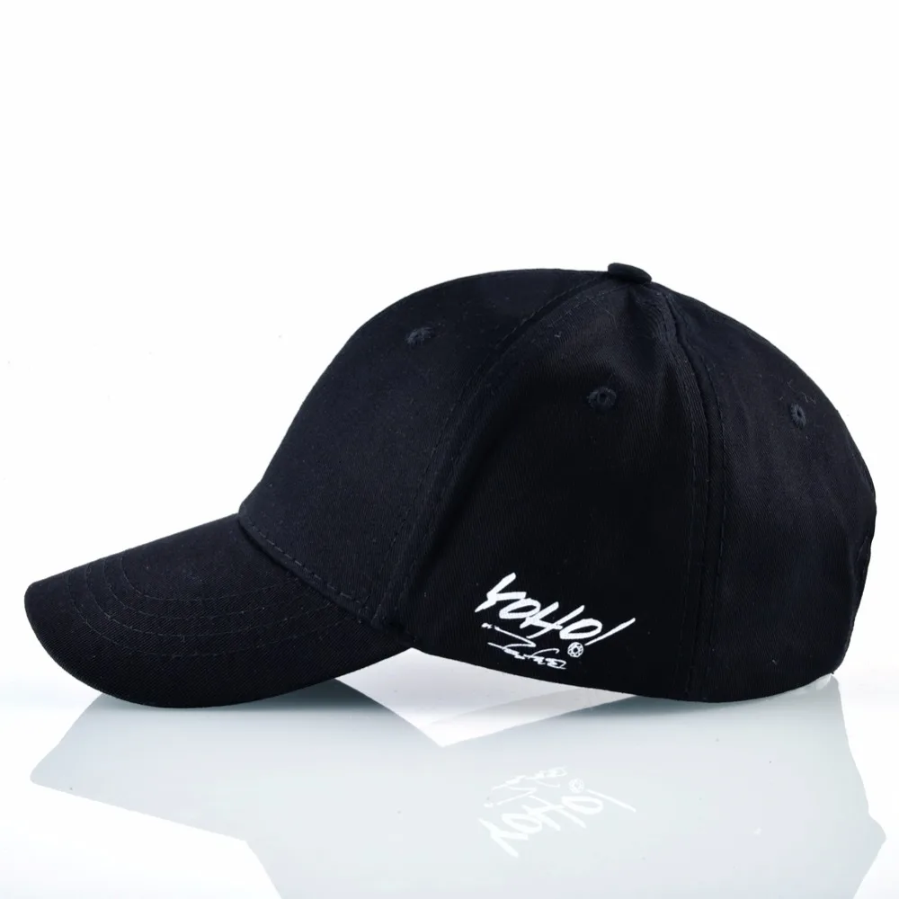 Gorra de béisbol de algodón Unisex Para hombres y mujeres gorra de béisbol con letras bordadas a la moda Gorras Para Hombre Beisbol negro blanco amantes hueso