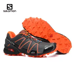 2019 Salomon Скорость Крест 3 CS III мужские кроссовки 9908 прочный бег дышащие Мокасины Обувь Кроссовки черная обувь eur 40-46