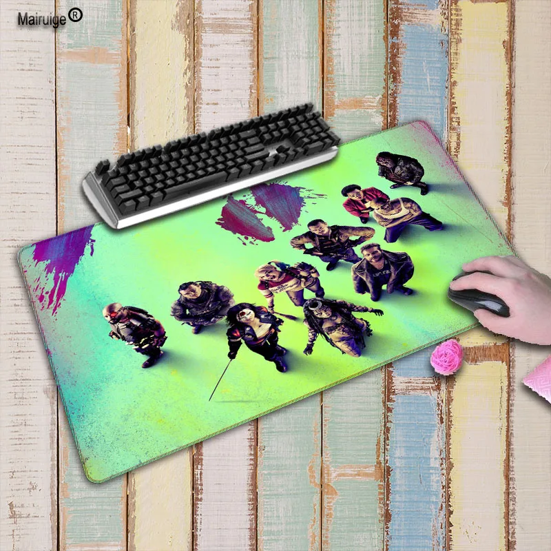  Mairuige 400X900cm Large Gaming DIY Design White Lock Edge Computer Mousepad Gaming Mouse Pad For H