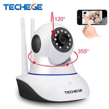 Techege Wireless 720P HD Night Vision Wifi Ip Camera 355 rotation Support Alarm Devices with Motion Detection Security Camera