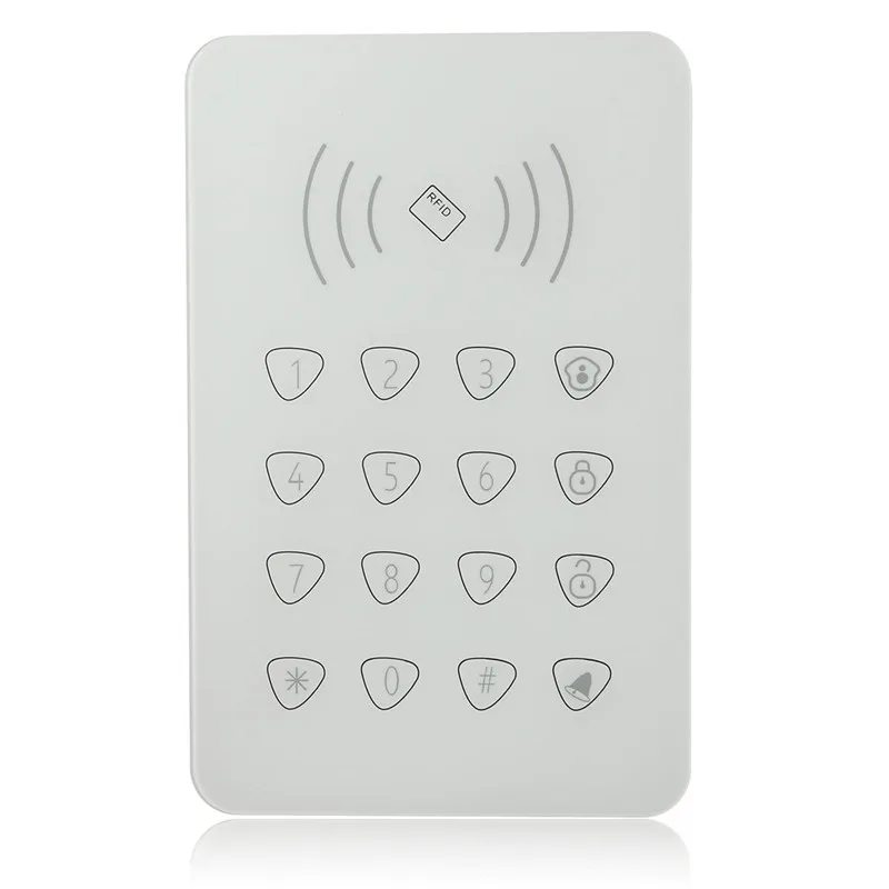 imágenes para RFID teclado táctil de WIFI de casa Inteligente de alarma GSM, teclado de contraseña para G90B G90E Remotecontrol Inteligente de alarma externa sist imágenes para RFID teclado táctil de WIFI de casa Inteligente de alarma GSM, teclado de contraseña para G90B G90E Remotecontrol Inteligente de alarma externa sist