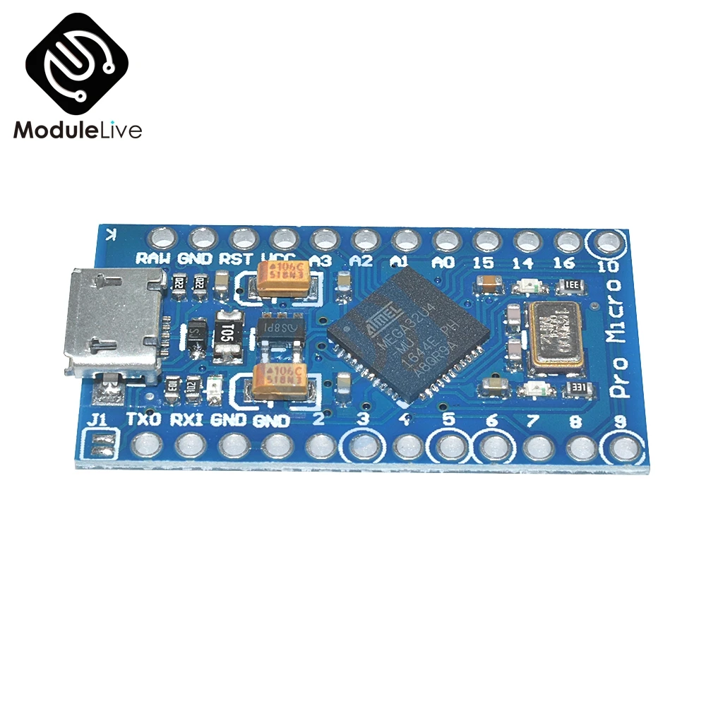 1 шт. 3,3 В Pro Micro для Arduino ATmega32U4 контроллер Micro USB 3,3 16 МГц Atmega32U4 плата модуль Repalce ATmega328 Pro Mini