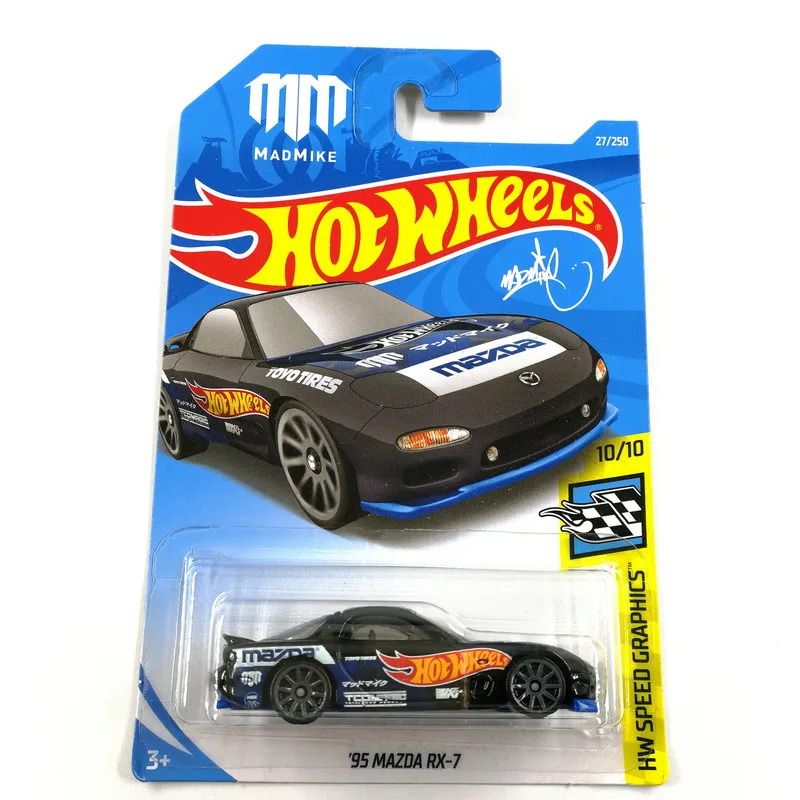 Hot Wheels 1: 64 Автомобиль 17 JEEP WRANGLER 95 MAZDA RX-7 USS Энтерпрайз NCC-1701 металлическая литая модель автомобиля NO.1-42 - Цвет: 27-2019