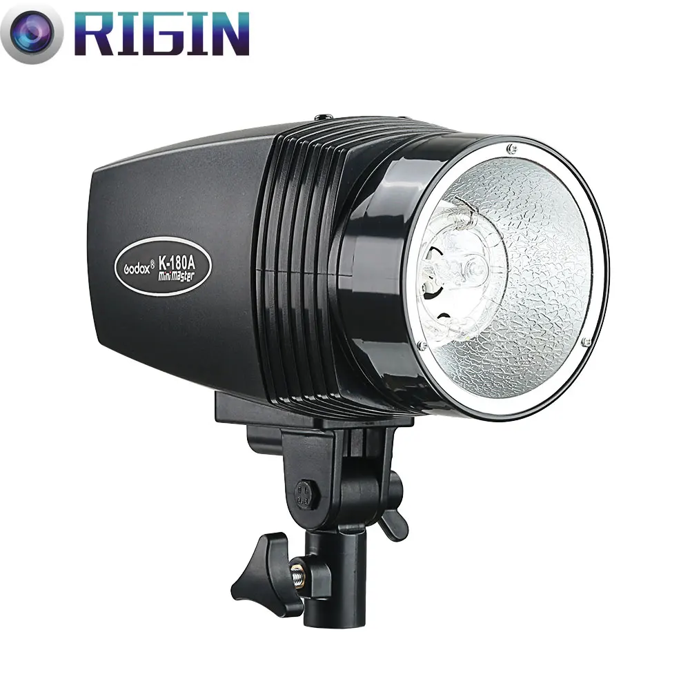 

Godox Mini Master Studio Flash K-180A GN45 Power Mas 180WS Modeling Lamp: 75WS Recycle Time: 0.5 ~ 3s