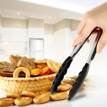 

7 "9 "12" Silicone Food Sandwich Two Sets Stainless Steel Grilled Meat Bread With Red And Black Color Box Baking Tools