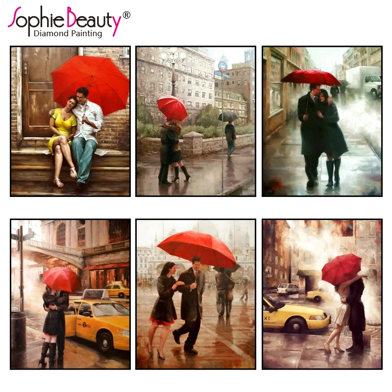 Sophie beauty Diy Алмазная картина вышивка крестиком рукоделие бисером мода счастье